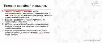 История семейной медицины
